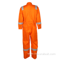 workwear orange flame resistant safety coveralls